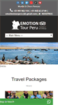 Mobile Screenshot of emotiontourperu.com