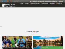 Tablet Screenshot of emotiontourperu.com